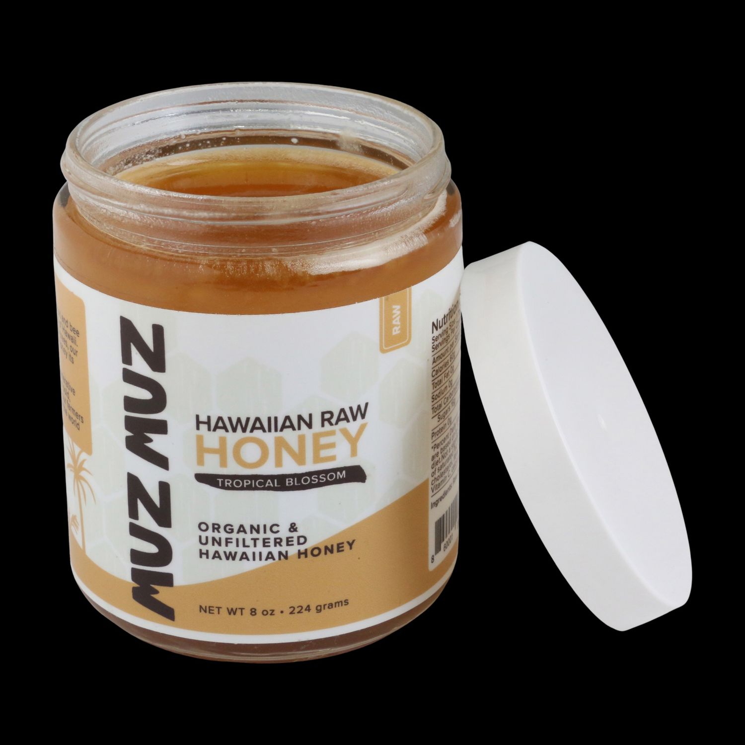 Hawaiian Macadamia Flower Honey, Size: 5.2 oz