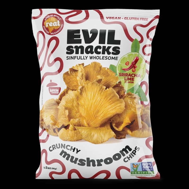 Evil Snacks Crunchy Mushrooms
