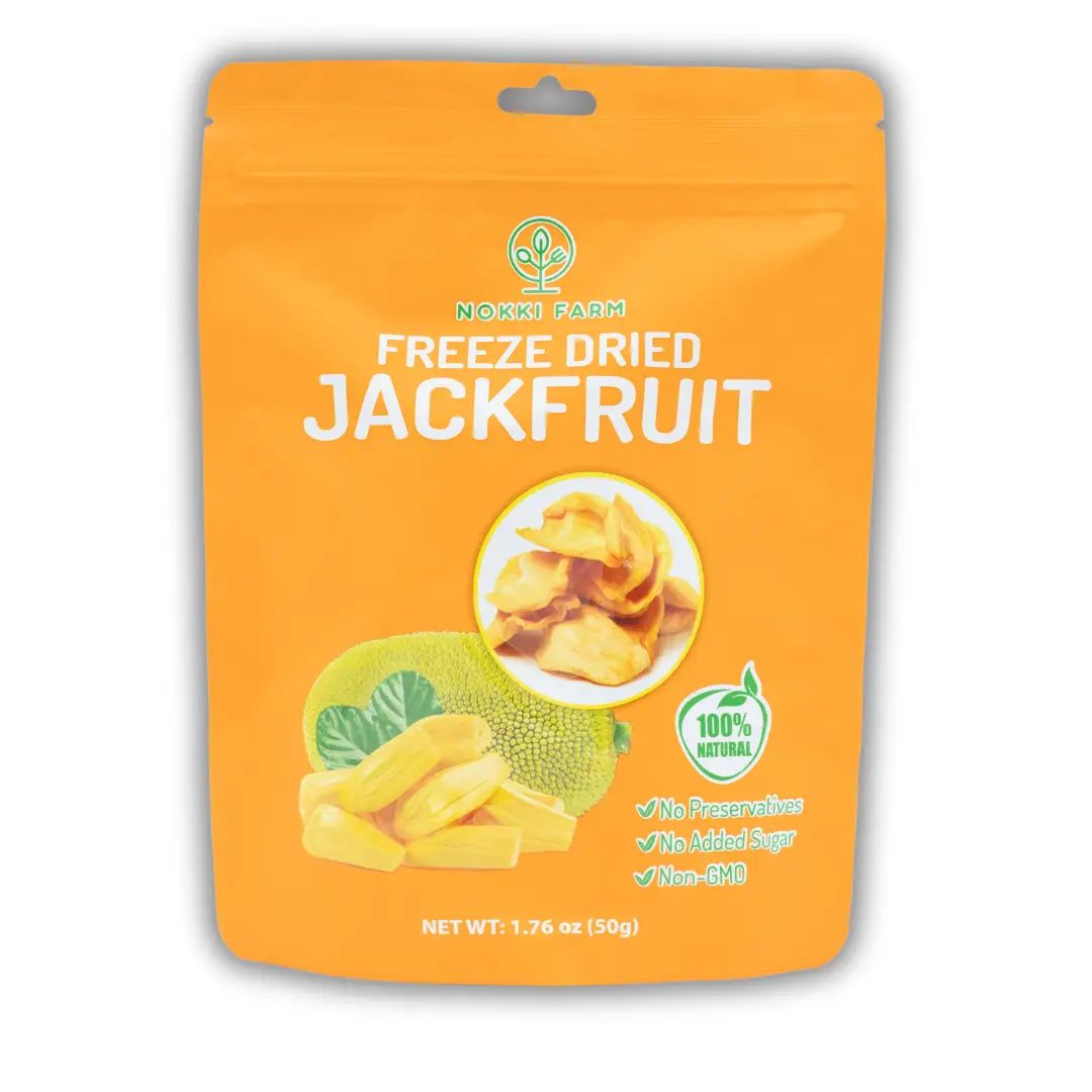 Nokki Farm Freeze Dried Fruit, Flavor: Jackfruit
