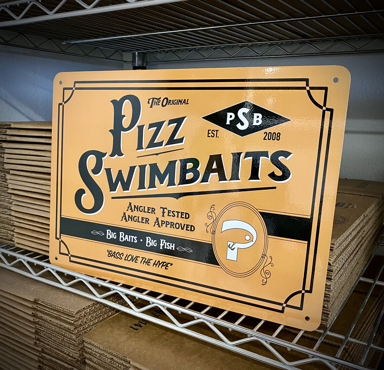 Vintage Aluminum Sign