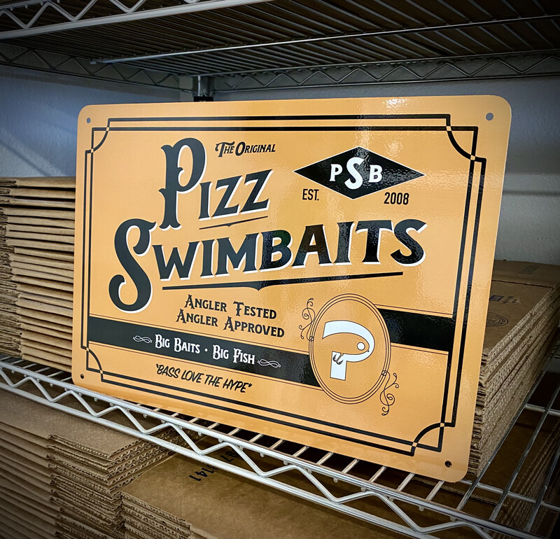 Vintage Aluminum Sign