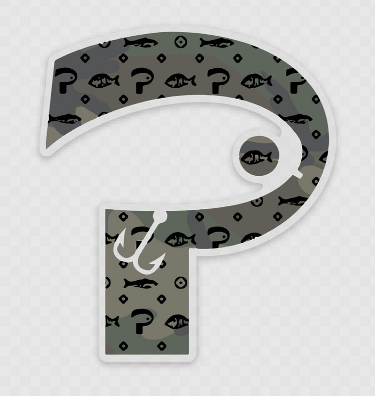 STICKER - P logo Camo