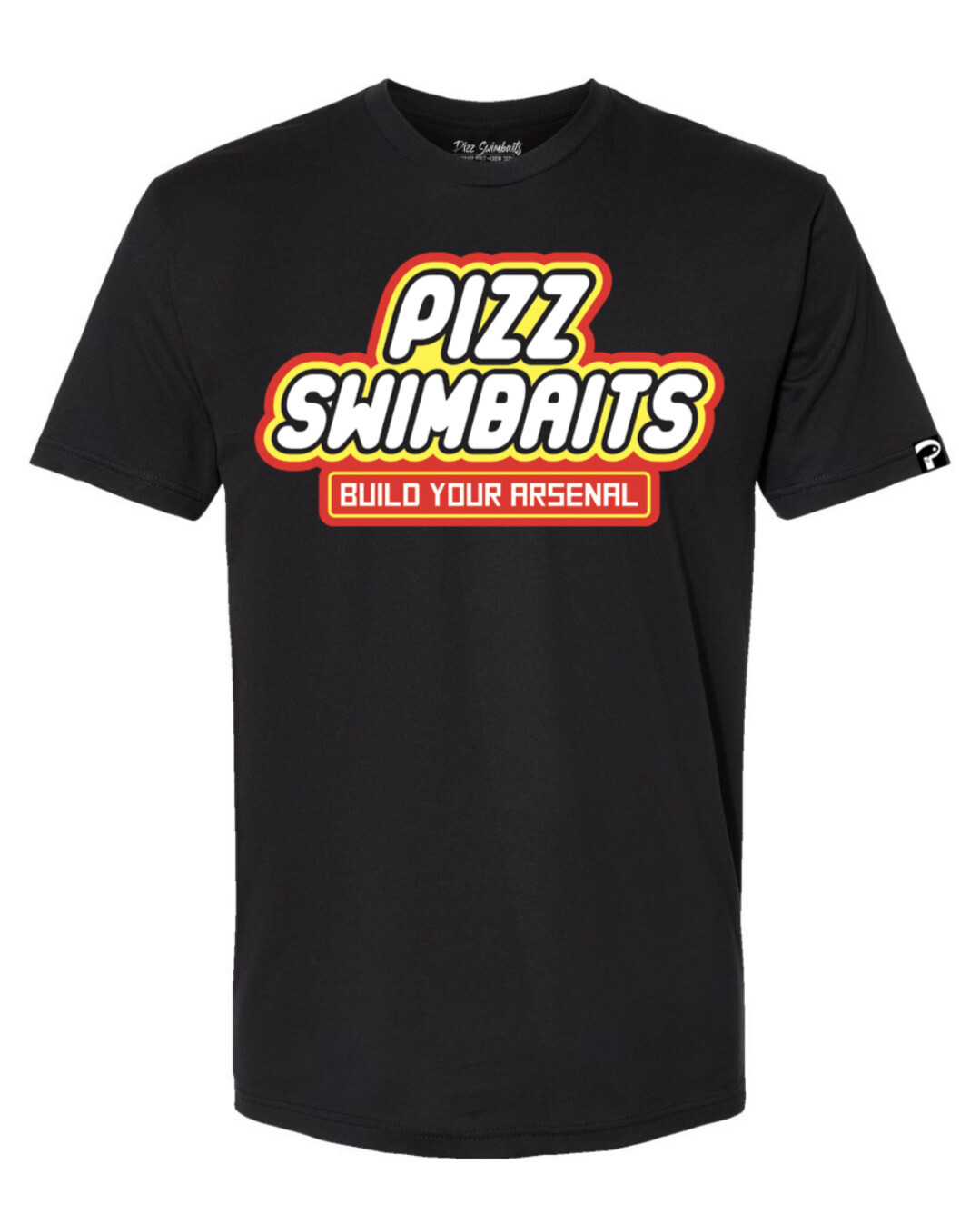 Pizz Swimbaits - Black SS T Shirt - Build Your Arsenal