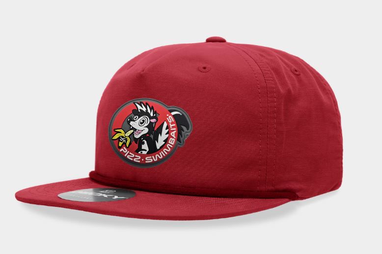 BREATHABLE - Snapback - Limited Red with PVC No Skunks Logo