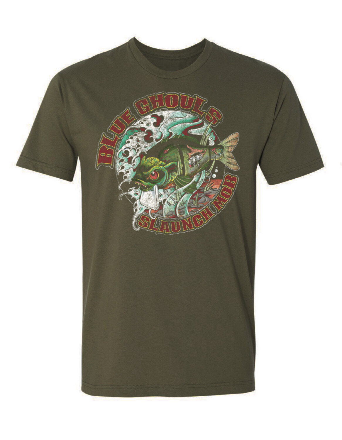 Blue Ghouls - SS T Shirt - Army