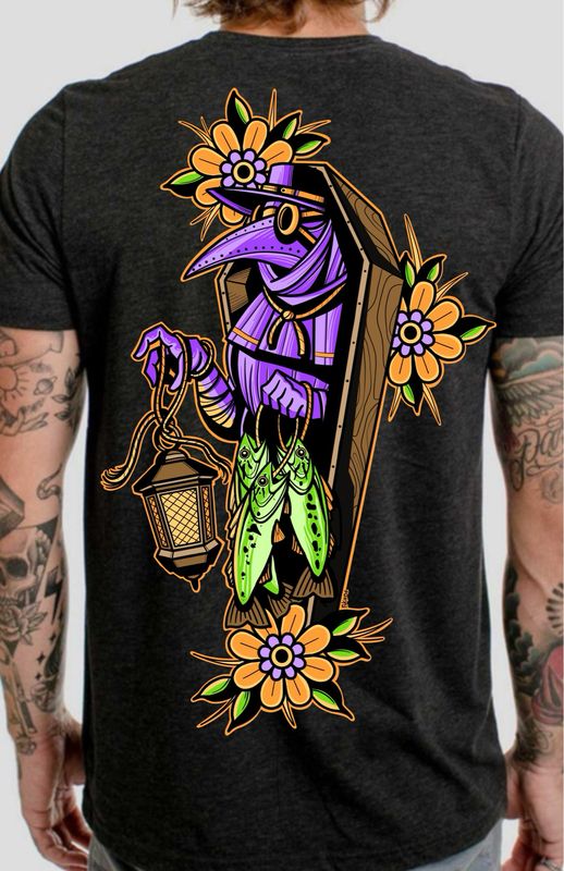 Plague Doctor - SS T-shirt - Black