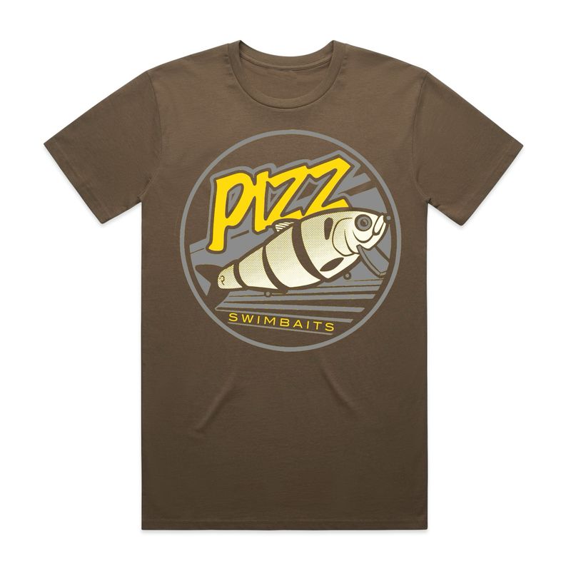 CIRCLE LOGO T Shirt - Brown / Gold