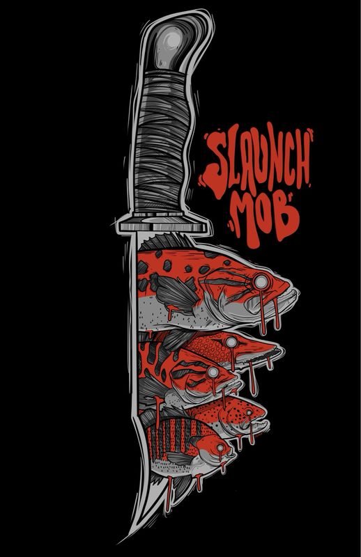 Ghost Fish Slaunch Mob T-Shirt - Black