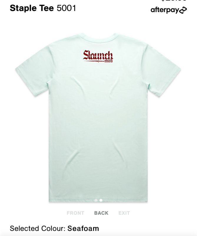 Cherub Slaunch Mob T-Shirt - Seafoam