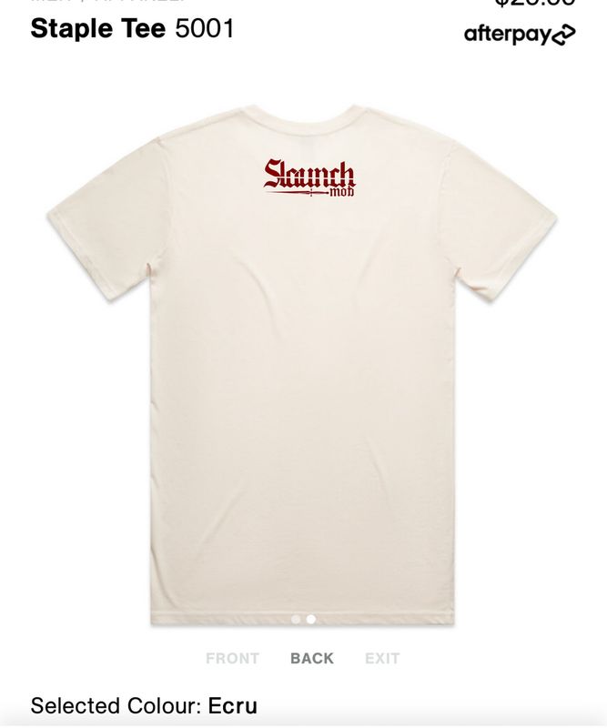 Cherub Slaunch Mob T-Shirt - Natural