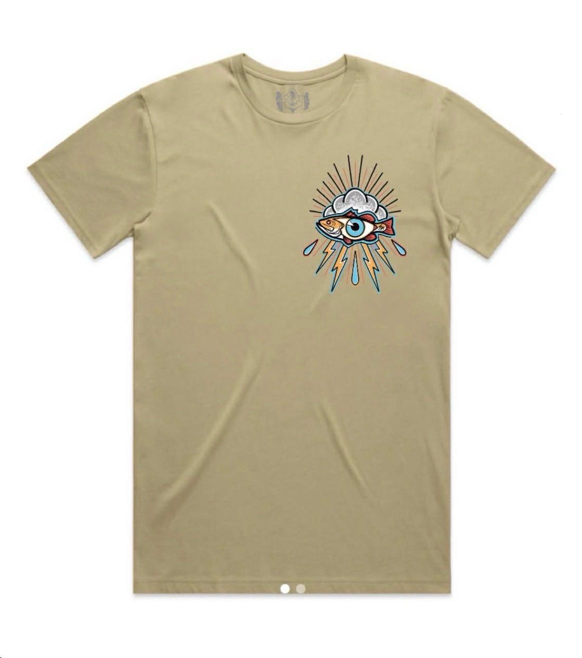 Seeing Eye Bass Slaunch Mob T-Shirt - Khaki