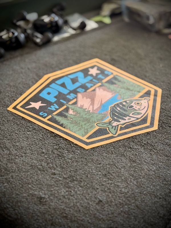 Pizz Swimbaits Wilderness Carpet Decal