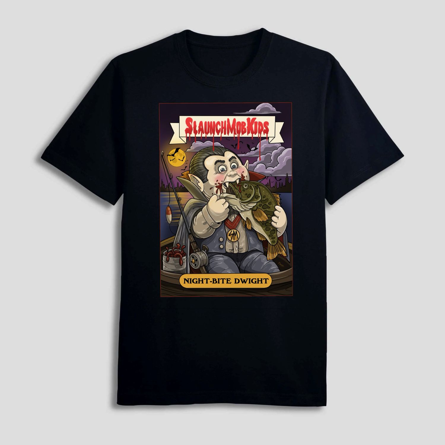 Night Bite Dwight T-Shirt - Black (pre order)