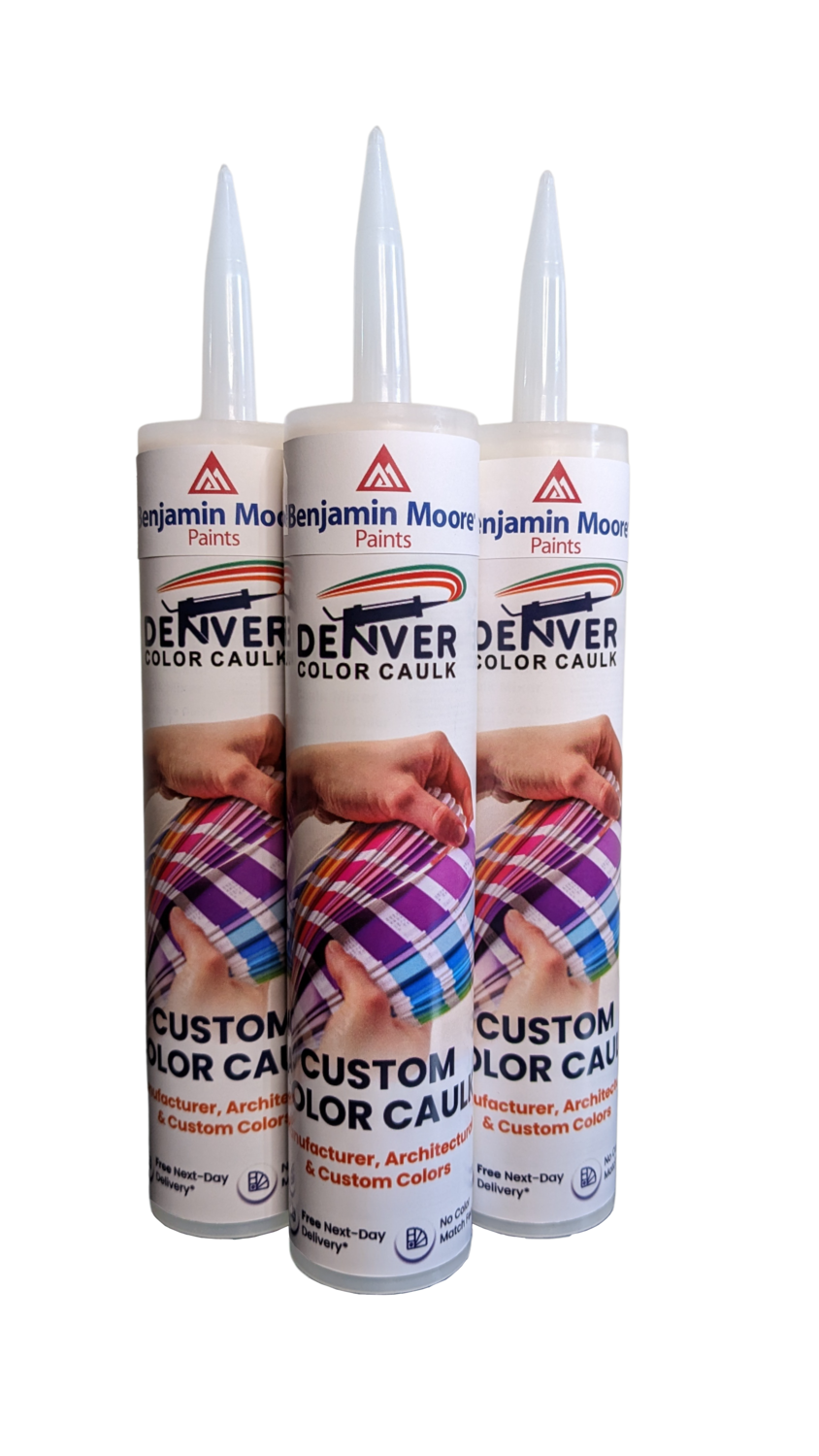 Three tubes of Denver Color Caulk