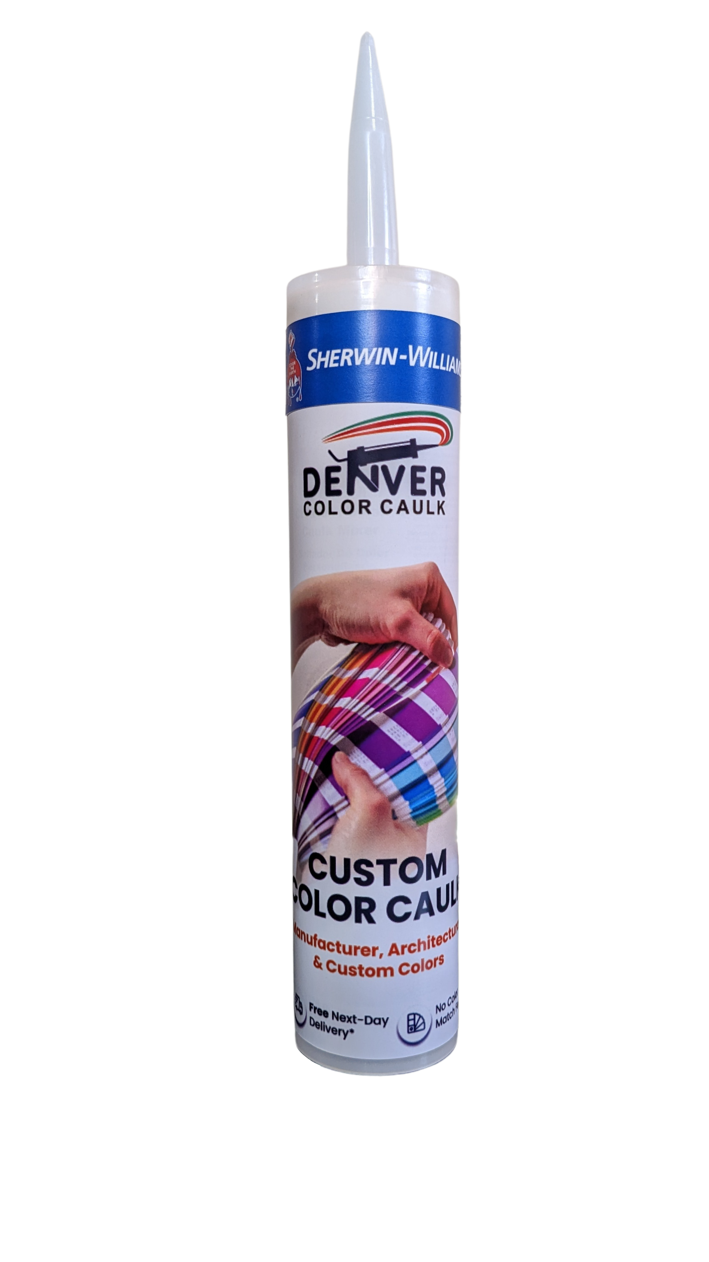Single tube of Denver Color Caulk
