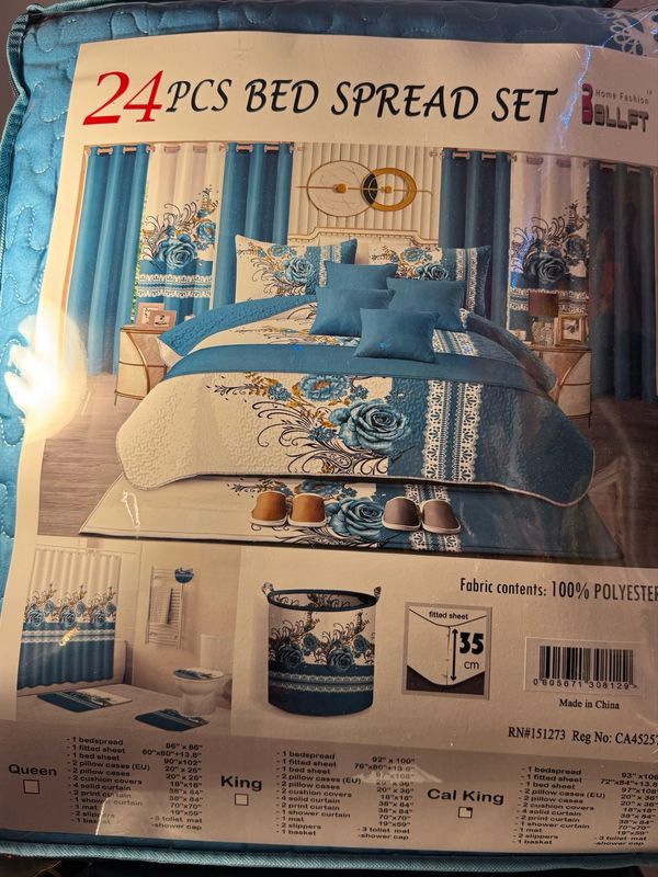 24 PCs Bed Spread Seet