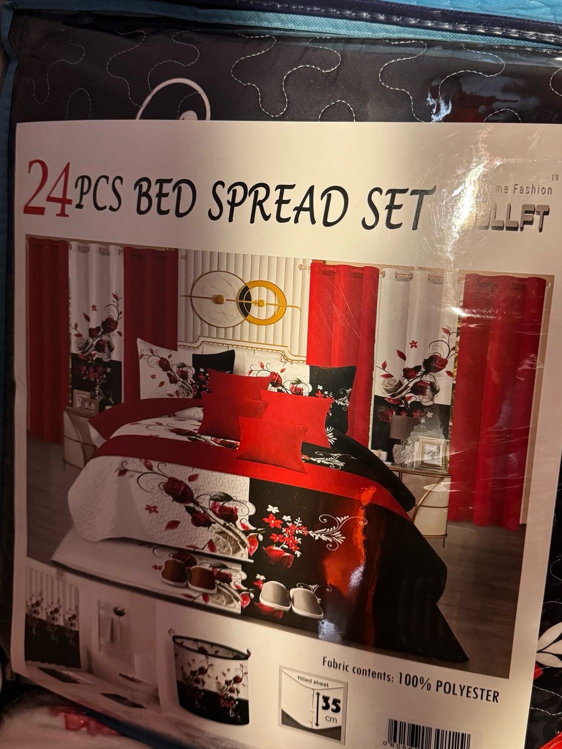 24 PCS Bed Spread Set