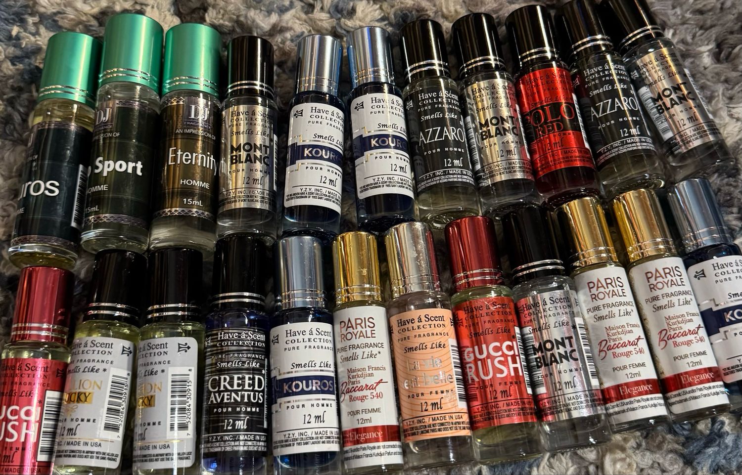 Parfum oil, 4 For $10