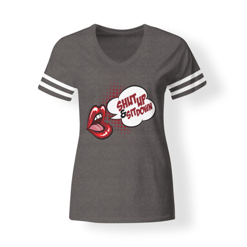 Women's Shut Up & Sit Down Vintage Smoke / White