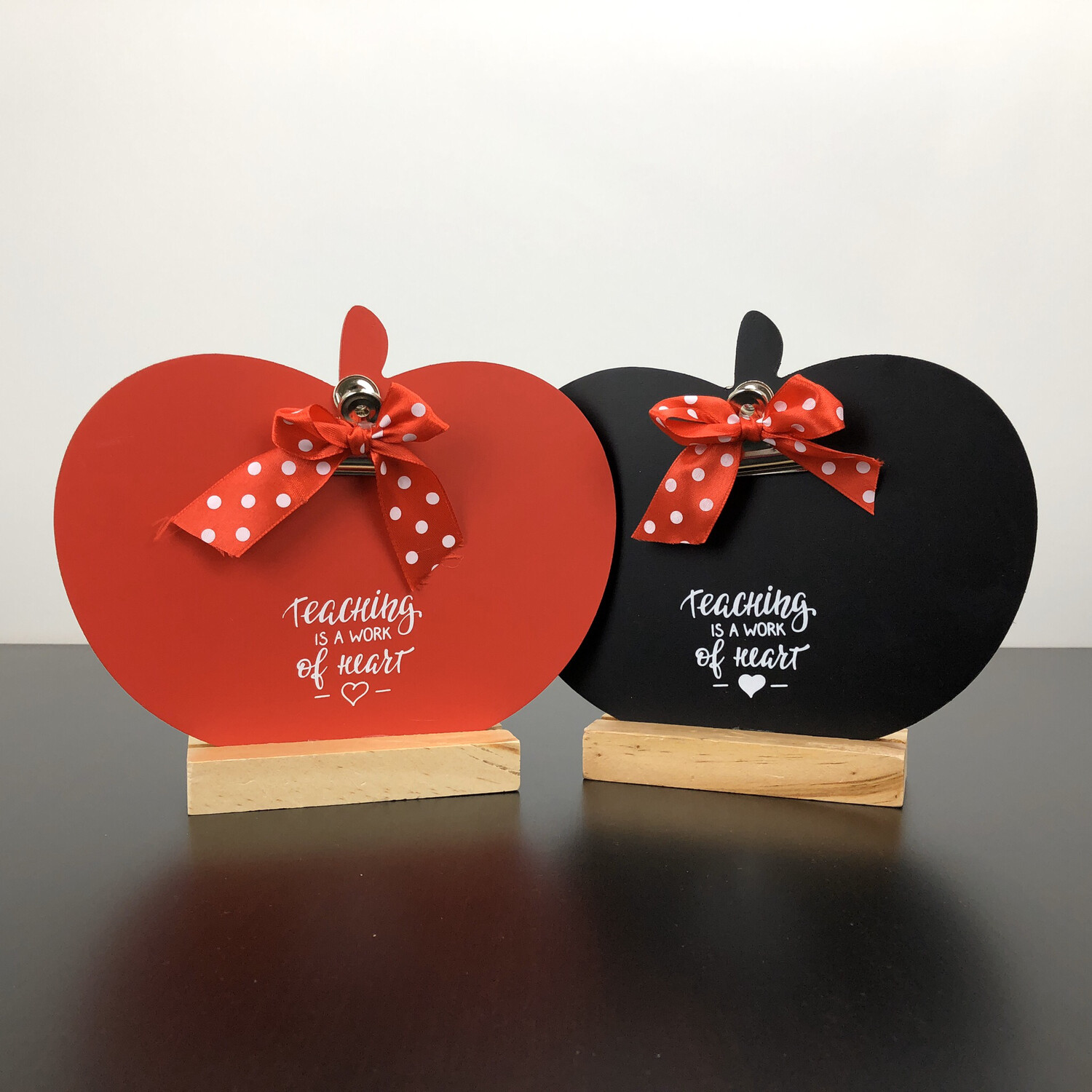 Apple Clip Frame - Teaching Is A Work Of Heart