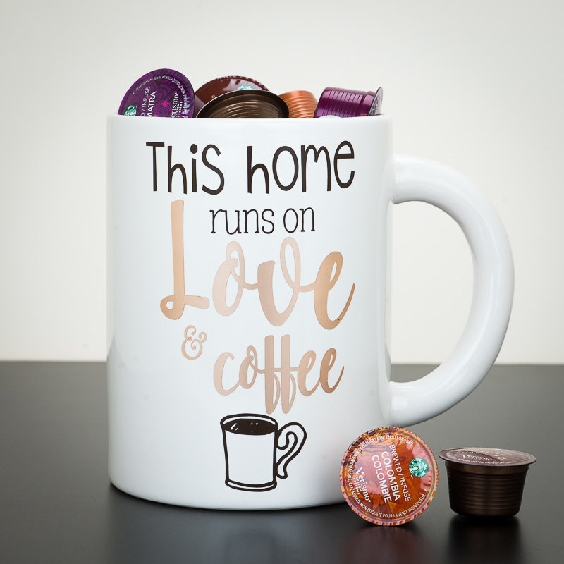 Giant Mug - This Home Runs On Love & Coffee