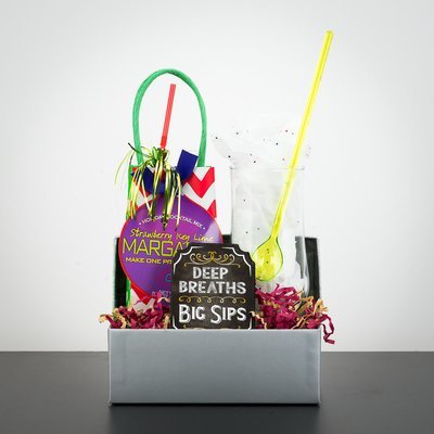 Gift Box - ​Holiday Cocktail Mix w/Glass