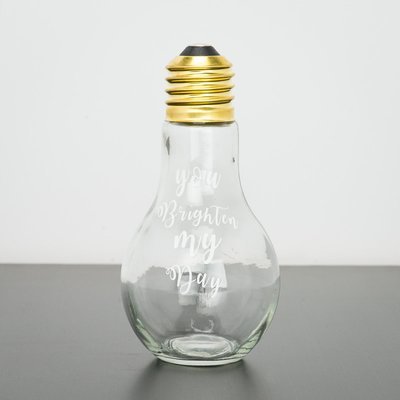 Other Gifts - Glass Fillable Light Bulb Container