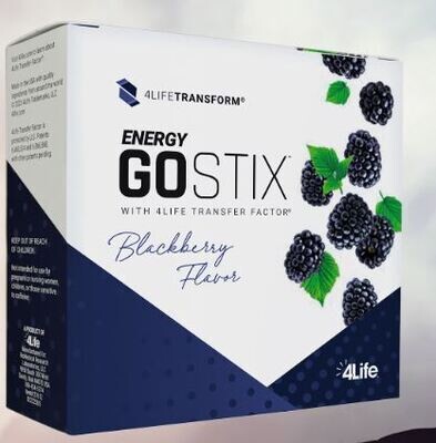 4Life Energy Go Stix met Transfer Factor - Blackberry/bramen smaak - energie drank