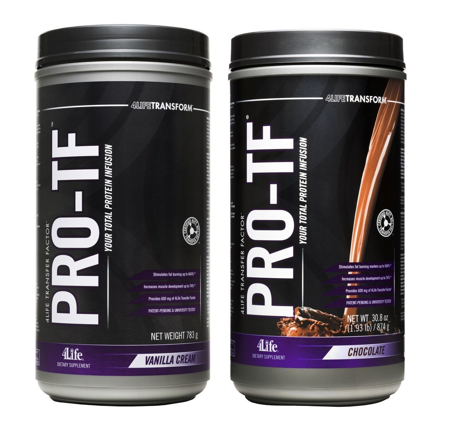 4Life ProTF met Transfer Factor - 1x vanille + 1x chocolade 4Life ProTF met Transfer Factor - 1x vanille + 1x chocolade