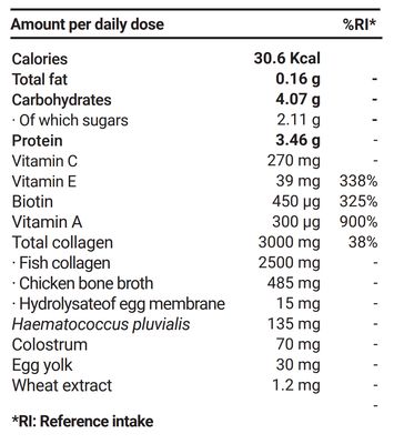 4Life Collagen - Food supplement with ingredients for the skin and hair - 15 PACKETS