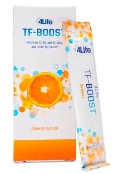4Life TF-BOOST - Transfer Factor + Vit. B, C, D & zink  - 1 doosje 5 zakjes poeder / stix