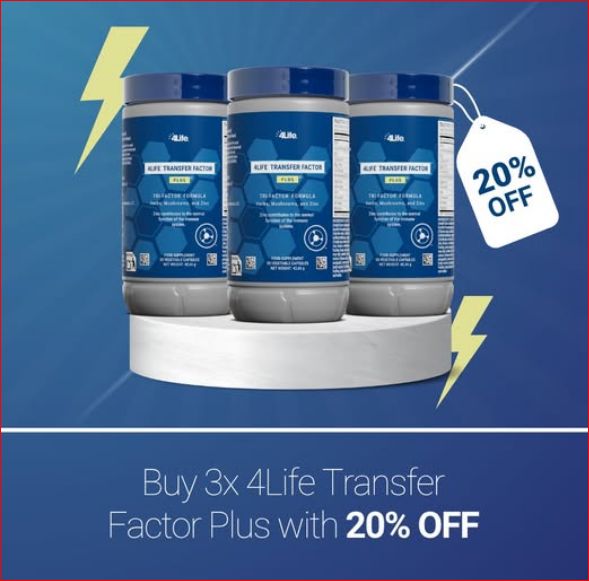 ACTIE - 4Life Transfer Factor TriFactor PLUS - met extra toevoegingen - 90 capsules per verpakking
