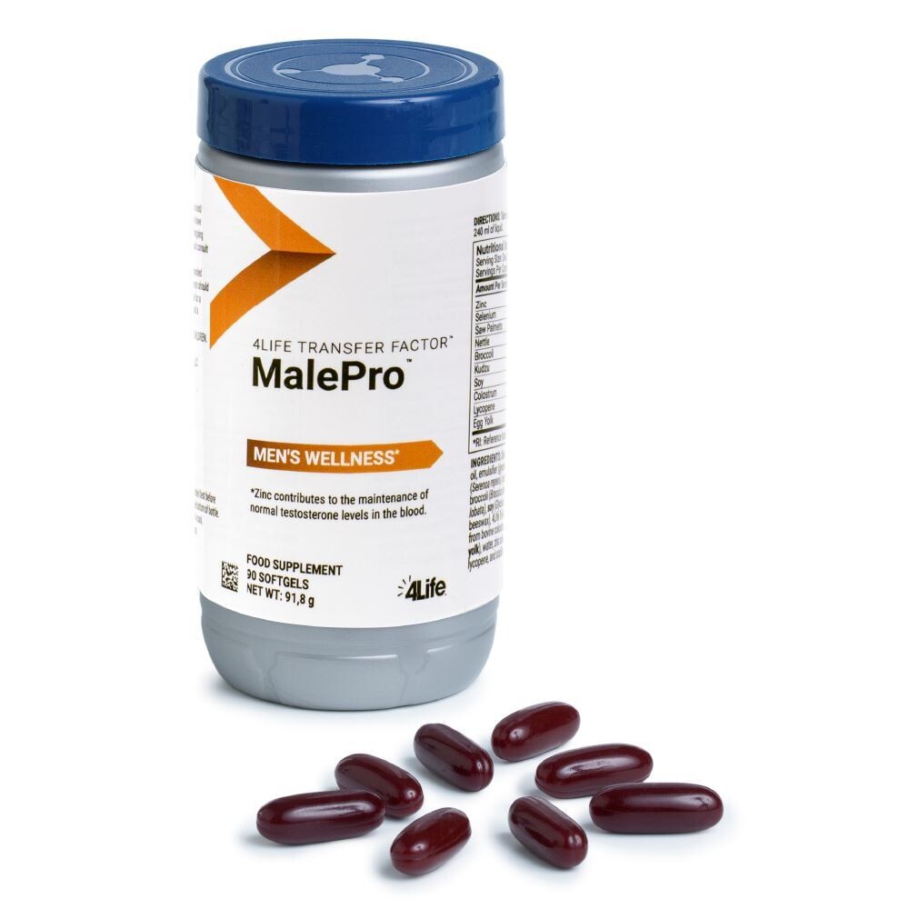 4Life Male Pro met Transfer Factor - ondersteuning urinewegen - mannelijk hormoonsysteem