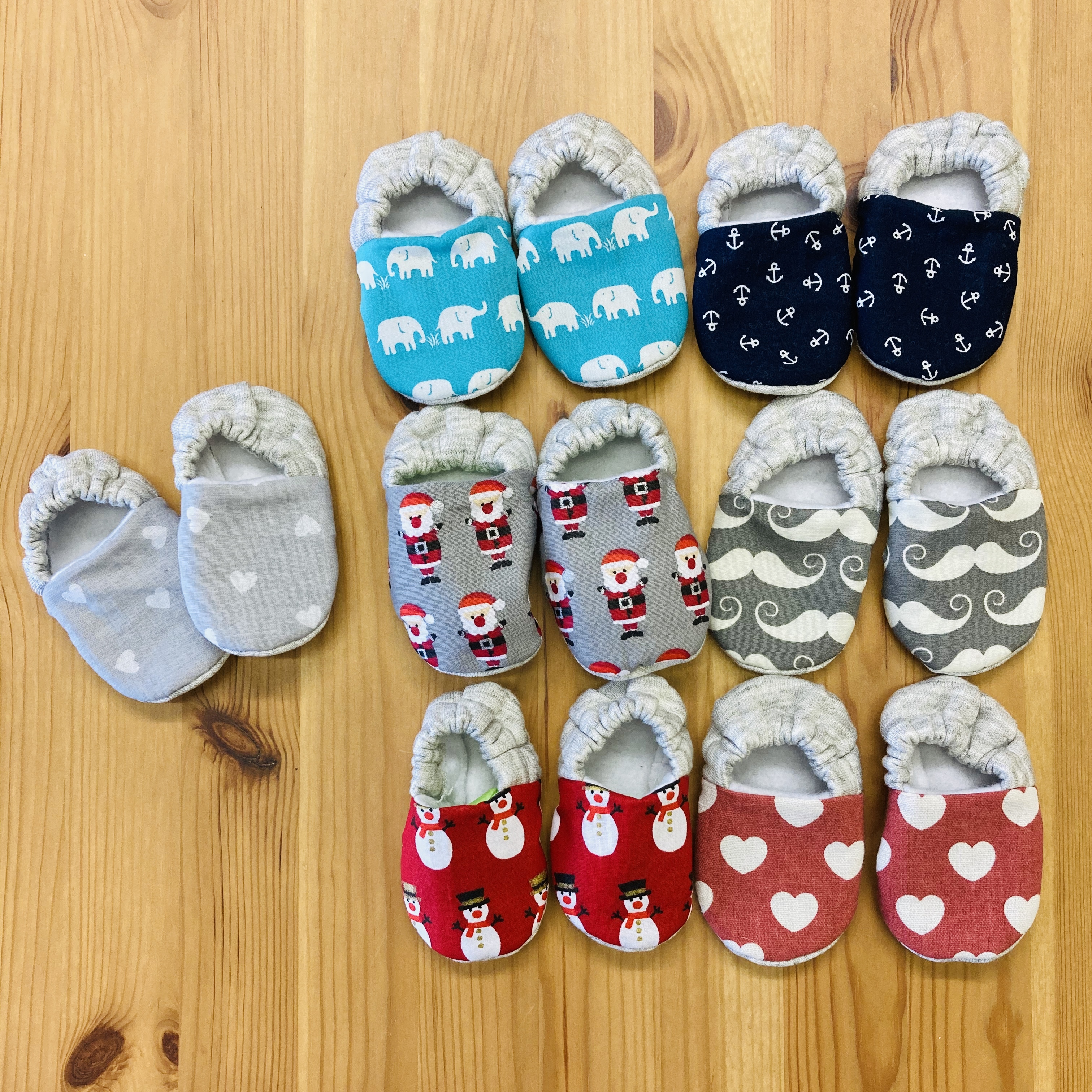 Newborn handmade baby booties MEbooties