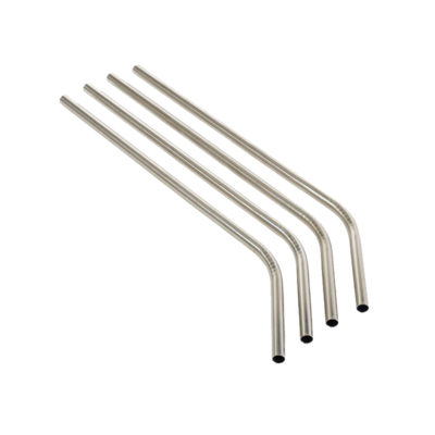 Reusable Stainless Steel Drinking Straws (4pc)