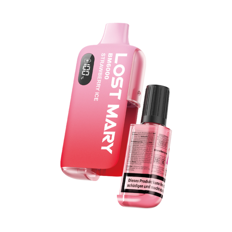 Lost Marry - BM6000 - Strawberry Ice - Vape Kit