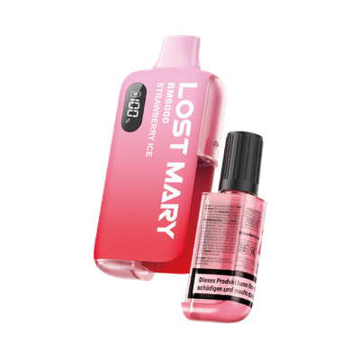 Lost Marry - BM6000 - Strawberry Ice - Vape Kit