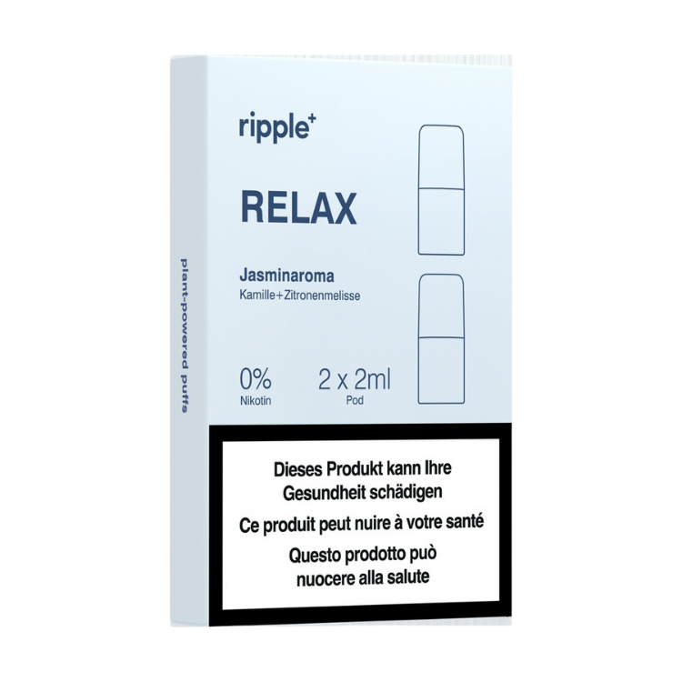 Ripple+ - RELAX Pod – Jasmin, Kamille &amp; Zitronenmelisse (0 mg)