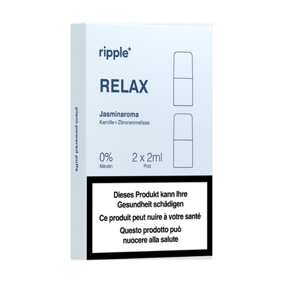 Ripple+ - RELAX Pod – Jasmin, Kamille &amp; Zitronenmelisse (0 mg)