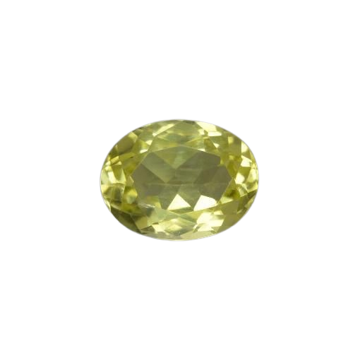 Oval  Sillimanite from Sri Lanka, Natural Untreated Gem, 8.1 x 6.2 mm
