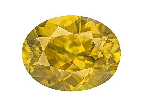 Sphene 9x7mm Oval 1.75ct (N) Mixed cut Origin Madagascar