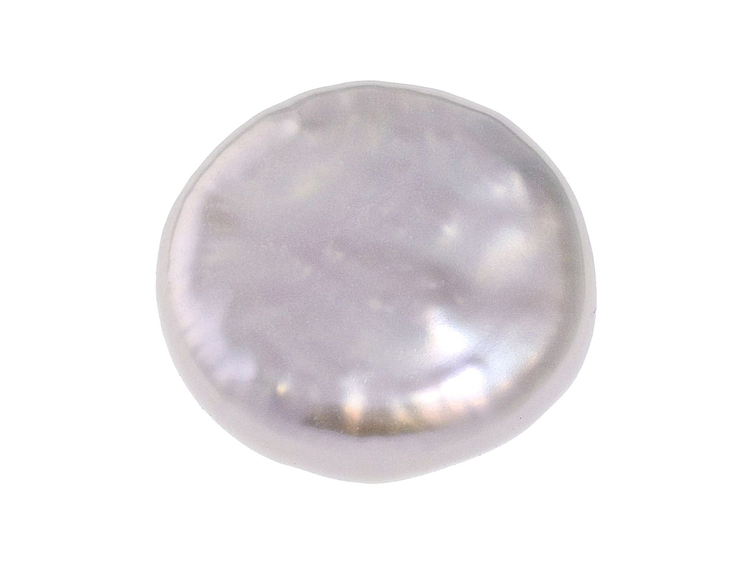 Cultured Freshwater Tennessee Pearl Coin Shape 3.50ct