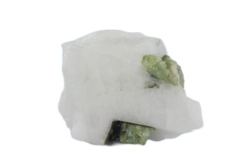 Green Tourmaline in Matrix