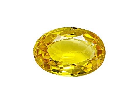 Yellow Sapphire 6x4mm Oval 0.50ct (N) Diffused Origin Madagascar