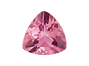 Pink Tourmaline 5mm Trillion 0.42ct Faceted (N) Heated Origin Brazil