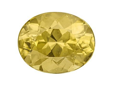 VS Yellow Apatite 10.8 x 8.5 x 5.1 mm  Oval 3.16ct (N)Untreated  Origin Madagascar
