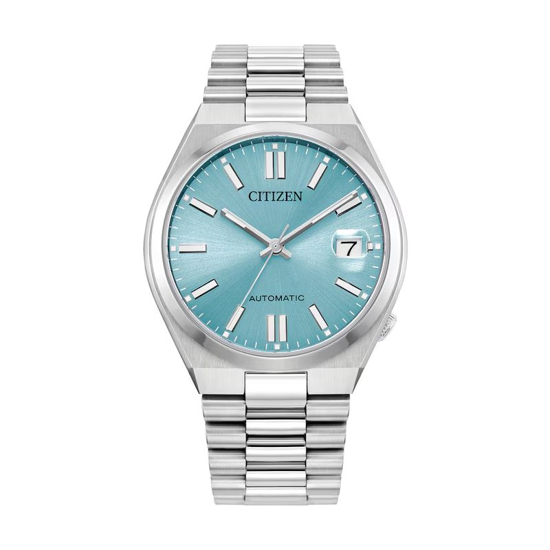 Unisex Citizen Tsuyosa Automatic Watch with Blue Dial (Model: NJ0200-50L)