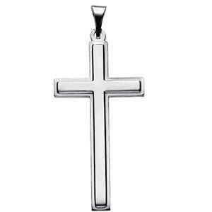 Platinum Cross Pendant