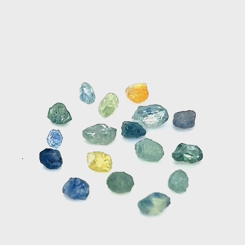 Montana Sapphire (Heated) / Rock Creek / 25g (125ct) parcel