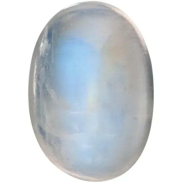8x6 mm Oval Cabochon AA Rainbow Moonstone